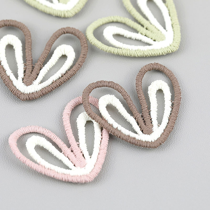 Embroidery On Socks - 20 peças de adesivos bordados fofos