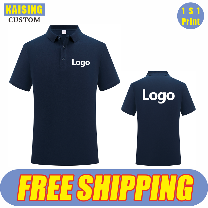 Embroidery Uniforms - Kaising camisa polo de algodão puro
