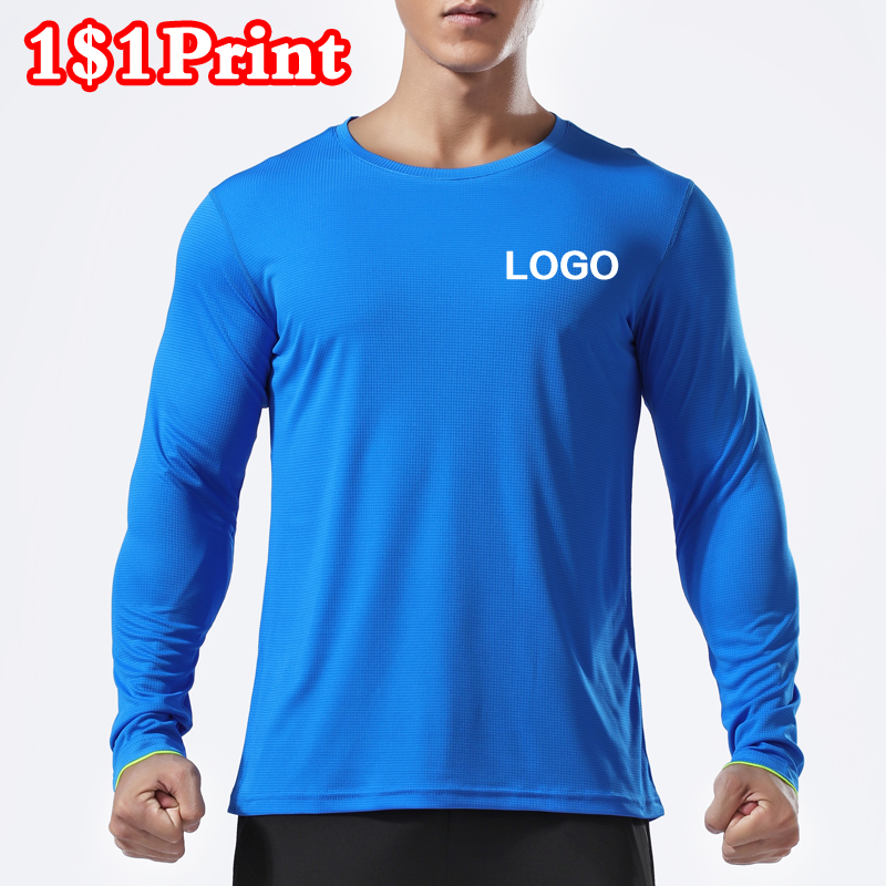 Embroidery Uniforms - Camiseta esportiva de manga comprida de