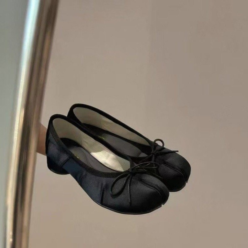 Embroidery Flat Shoes - Sapatos Femininos Slip-on Sweet Bow Primavera
