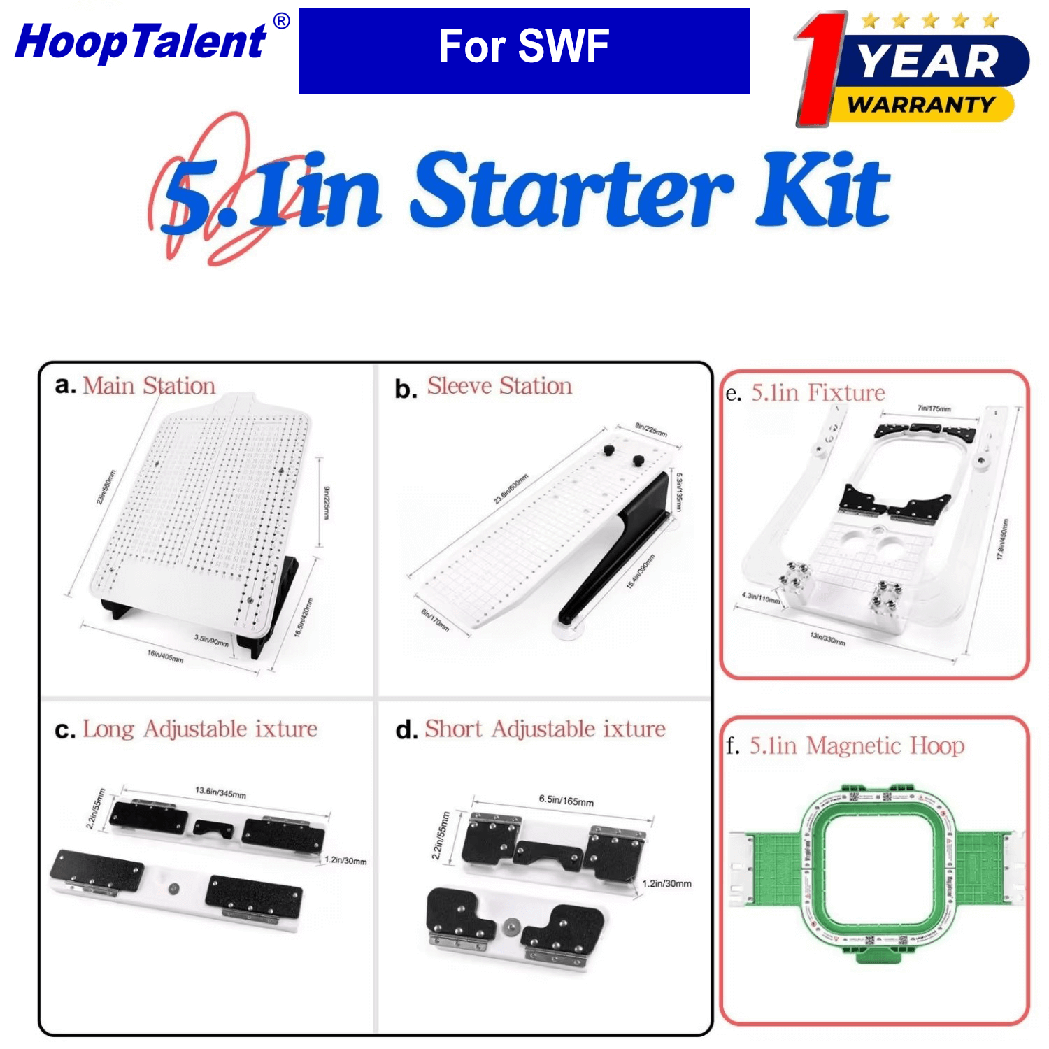 Embroidery Uk - Kit de Início Hooping Station HoopTalent