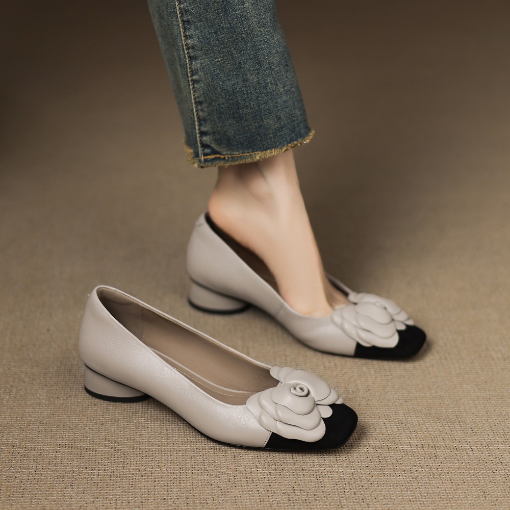 Moda flor único sapatos outono - Embroidery Flat Shoes avaliação e preço
