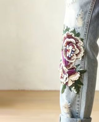 Calças Jeans Femininas Elegant - Embroidery Effect avaliação e preço