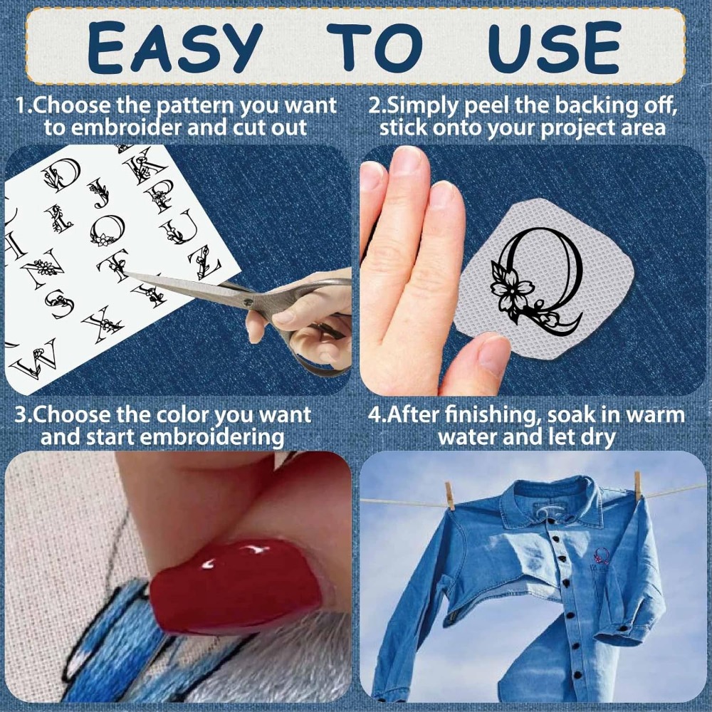 Estabilizadores de bordado sol - Embroidery Kit avaliação e preço