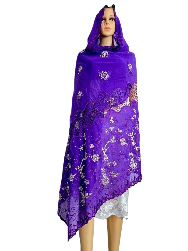Lenço de Luxo Macio de Alta Qu - Embroidery Hijab avaliação e preço