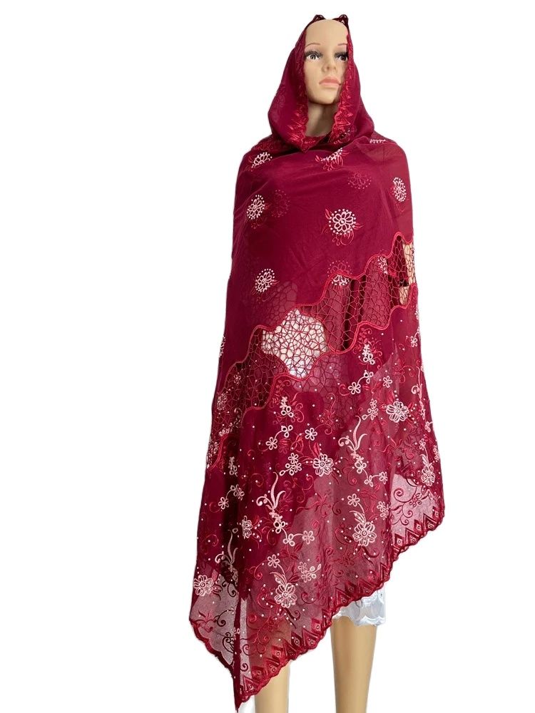 Lenço de Luxo Macio de Alta Qu - Embroidery Hijab avaliação e preço
