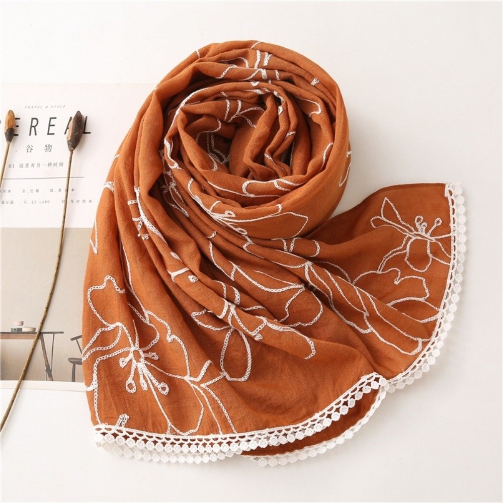 Lenço Hijab Versátil e Elegant - Embroidery Hijab avaliação e preço