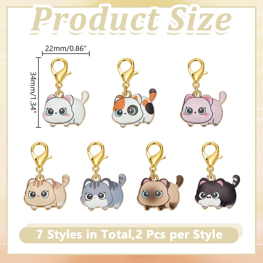 14 Peças, 7 Estilos, Marcadore - Embroidery Cat avaliação e preço