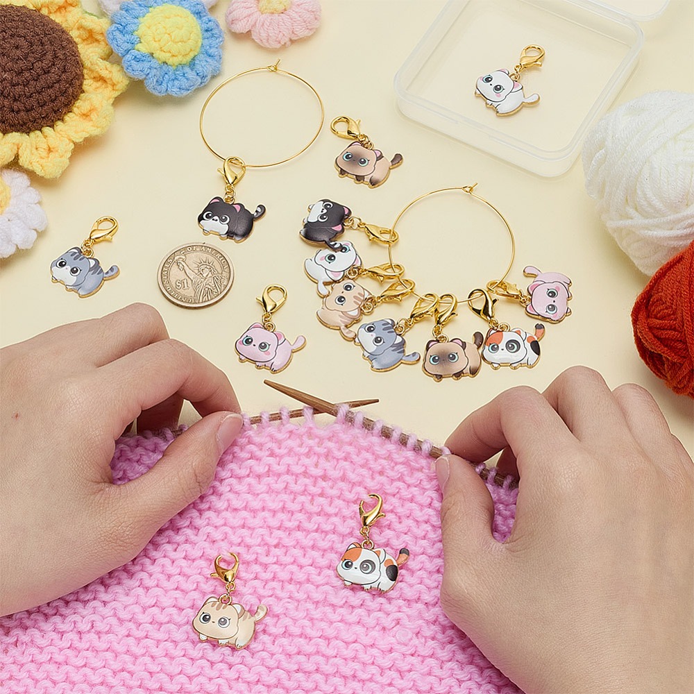 14 Peças, 7 Estilos, Marcadore - Embroidery Cat avaliação e preço
