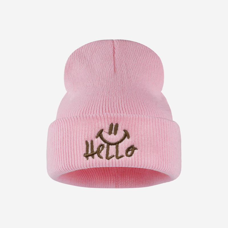 Gorro de malha para crianças d - Embroidery Knit avaliação e preço