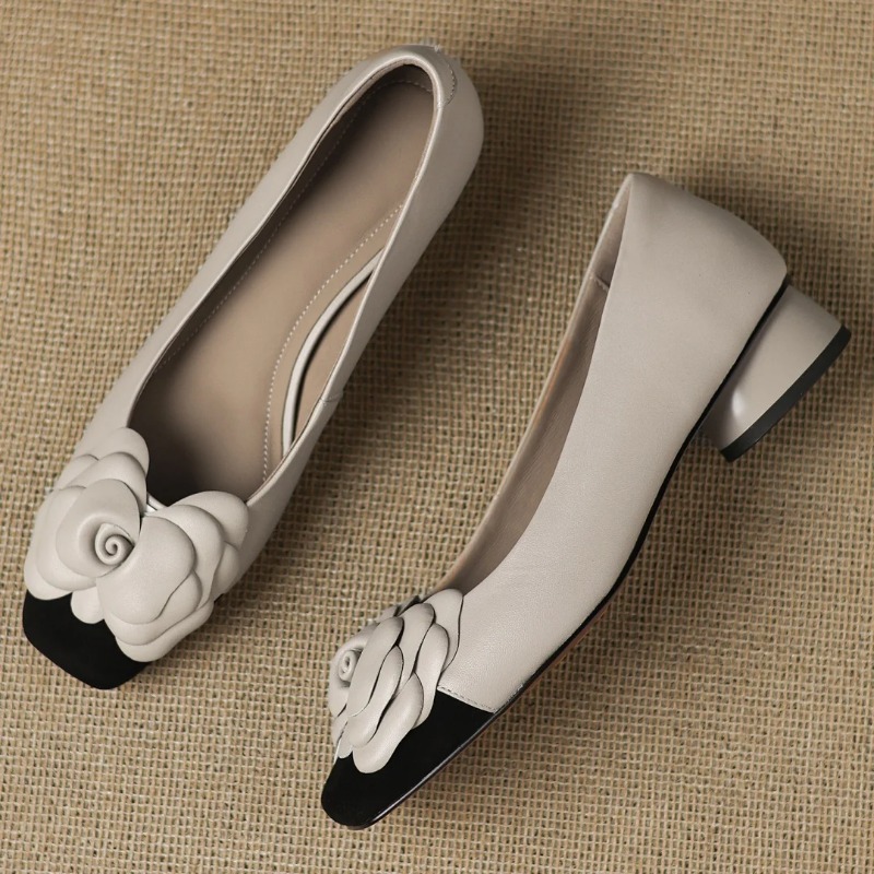 Plus size 34-41 feminino pele  - Embroidery Flat Shoes avaliação e preço