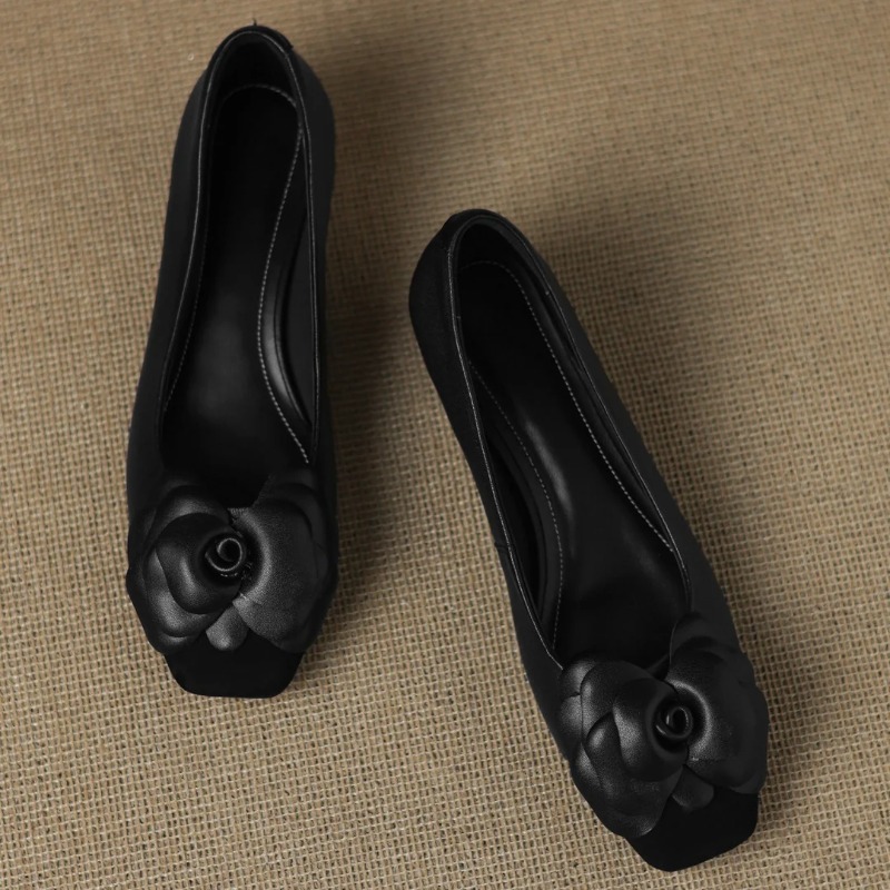 Plus size 34-41 feminino pele  - Embroidery Flat Shoes avaliação e preço