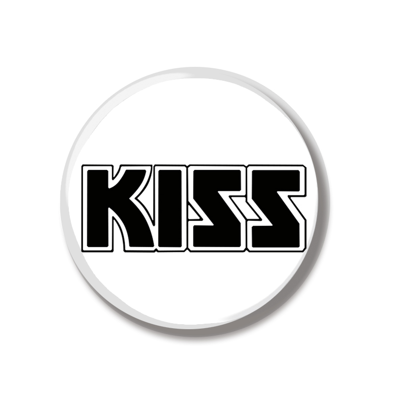 44mm rock band beijo álbum cd  - Embroidery Kiss avaliação e preço