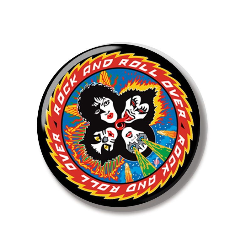 44mm rock band beijo álbum cd  - Embroidery Kiss avaliação e preço