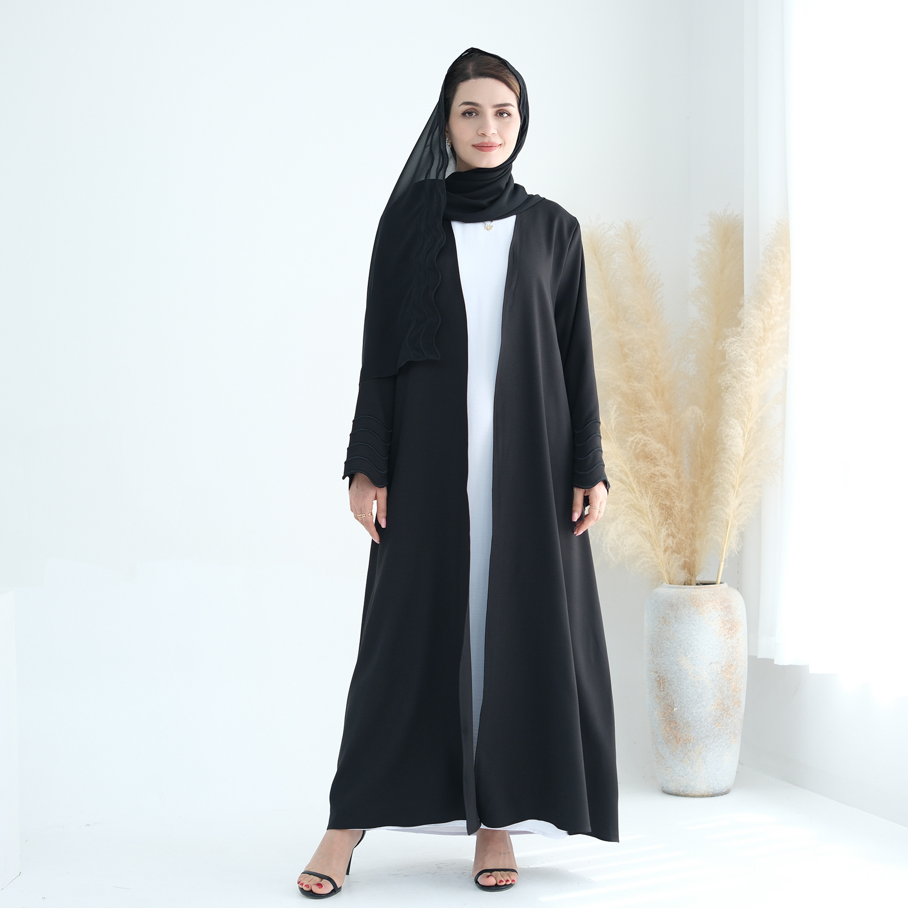 Vestido de Hijab Bordado para  - Embroidery Hijab avaliação e preço