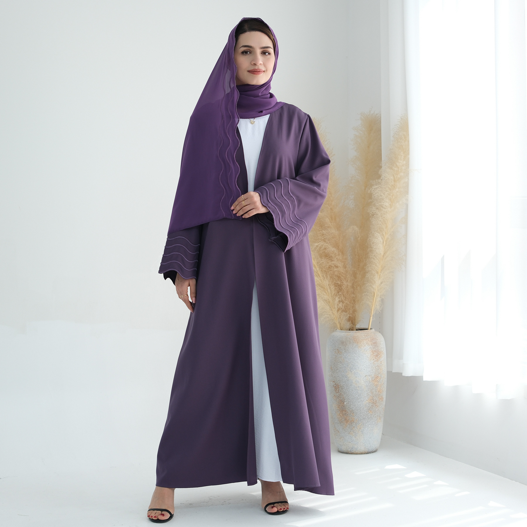 Vestido de Hijab Bordado para  - Embroidery Hijab avaliação e preço