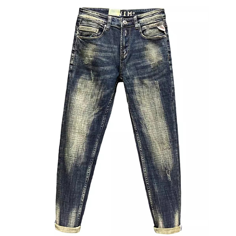 Designer de moda masculina jea - Embroidery Effect avaliação e preço
