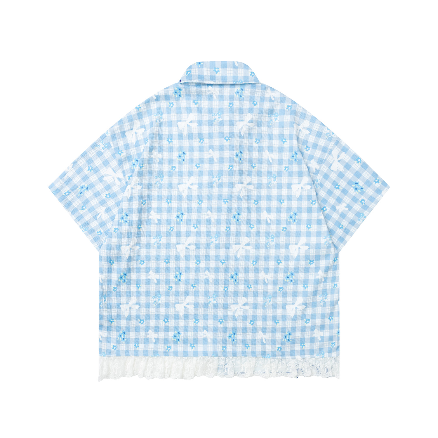 Camisa Casual Xadrez de Verão  - Embroidery Cat avaliação e preço