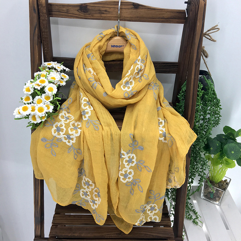 Lenço Longo Bordado Étnico par - Embroidery Handicraft avaliação e preço