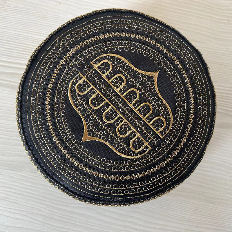 Algodão bordado árabe masculin - Embroidery Hijab avaliação e preço