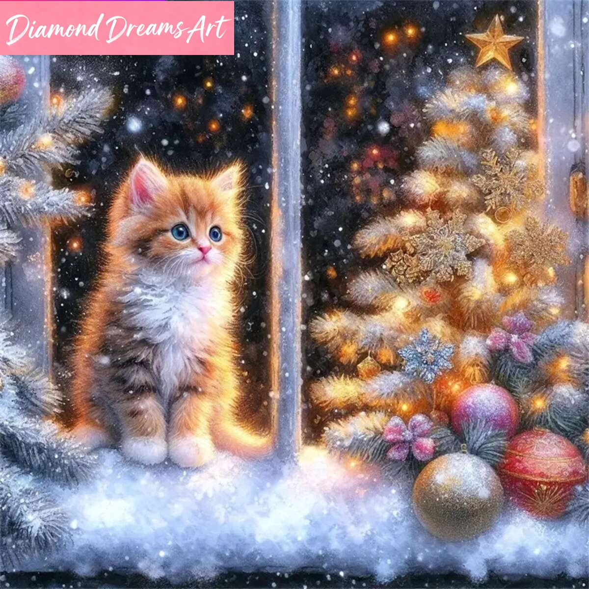 Pintura em Diamante de Gato, M - Embroidery Cat avaliação e preço