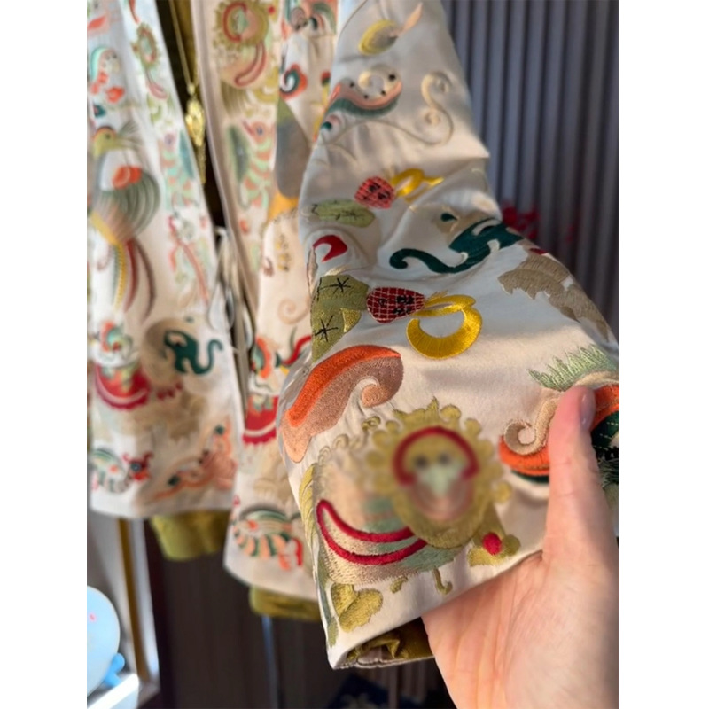 Novo Cardigã Kimono Estilo Chi - Embroidery Knit avaliação e preço