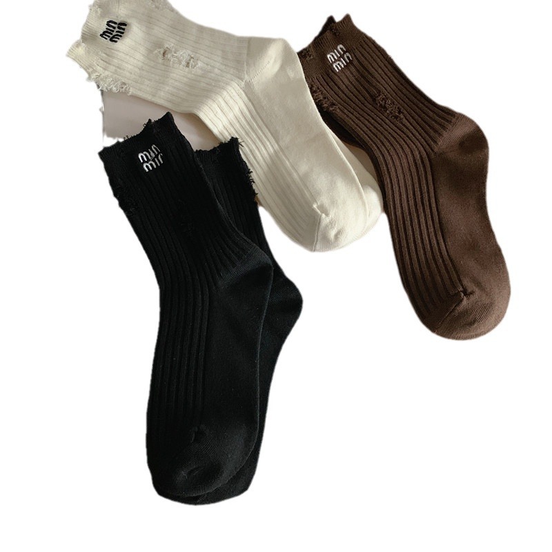 3 Pares de Meias de Marca Luxu - Embroidery On Socks avaliação e preço
