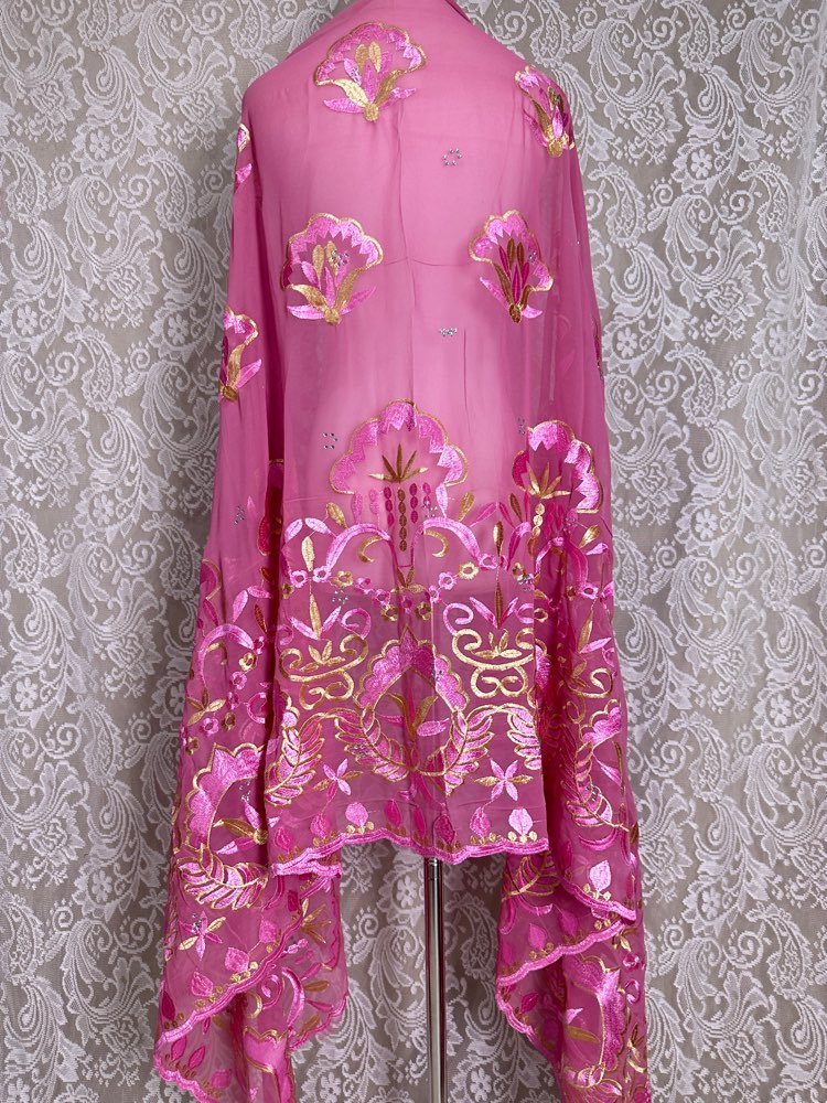Lenço hijab muçulmano africano - Embroidery Hijab avaliação e preço