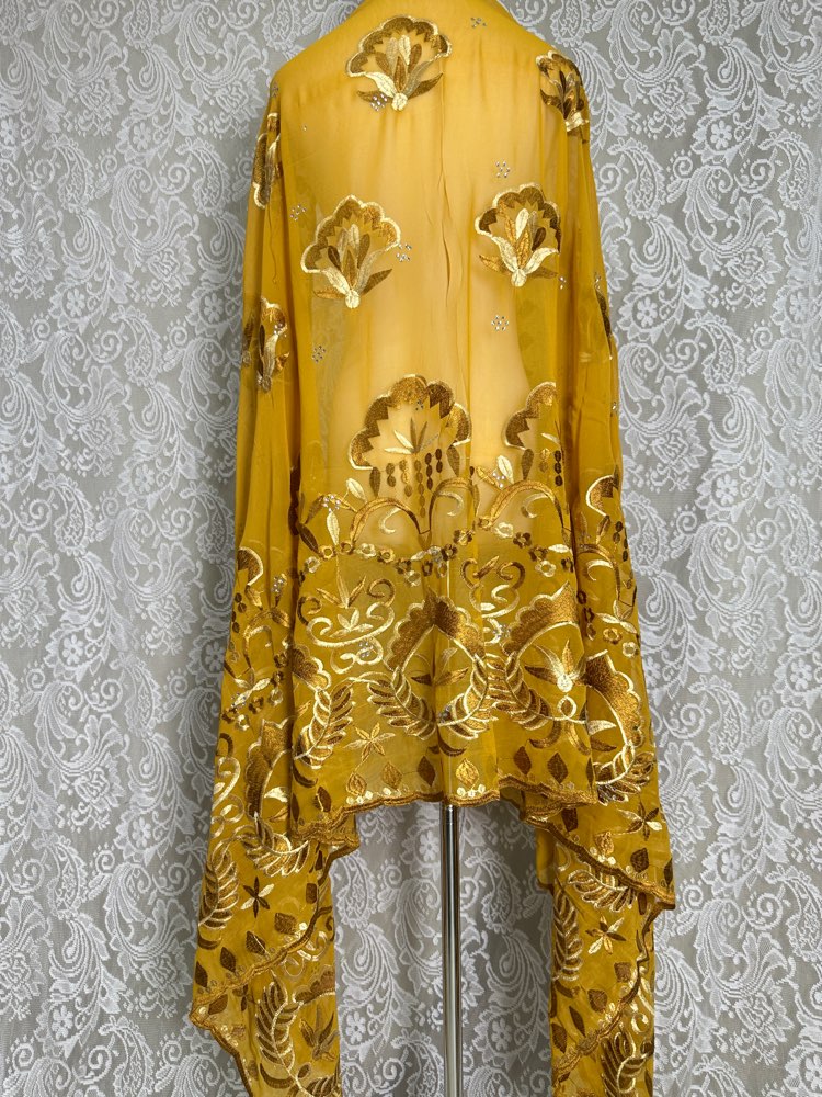 Lenço hijab muçulmano africano - Embroidery Hijab avaliação e preço