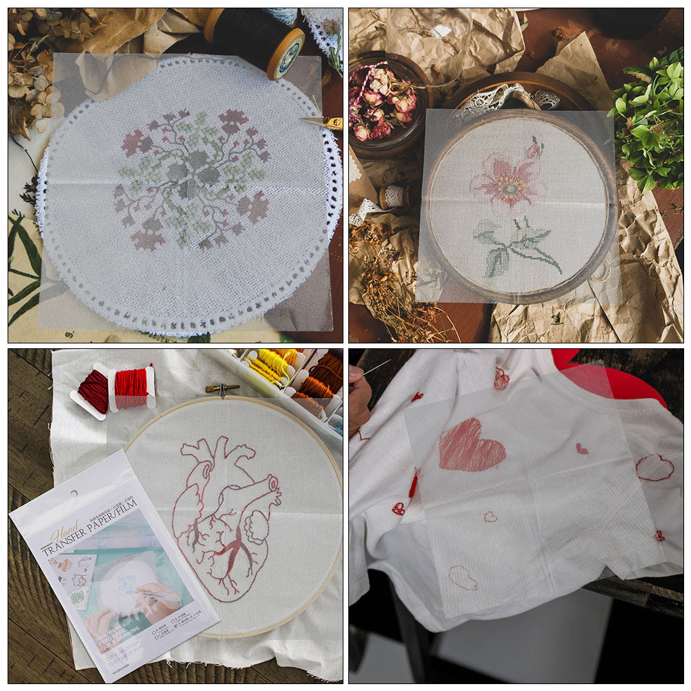 Conjunto de 8 Peças de Papel d - Embroidery Kit avaliação e preço